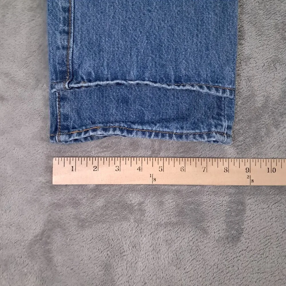 Levis 501 XX Jeans Men 35x35, Tag 36x36 Blue Denim Button Fly Relaxed Straight